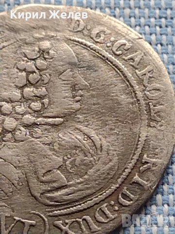 Сребърна монета 6 кройцера 1713г. Карл Фридрих Уелс 29766, снимка 4 - Нумизматика и бонистика - 42903373