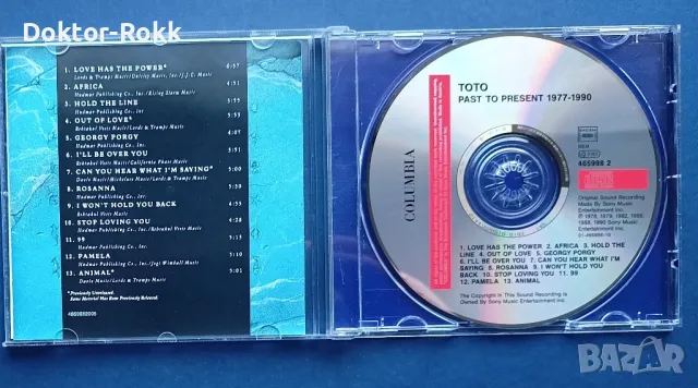 Toto - past to present 1977 - 1990 (CD, 1990), снимка 3 - CD дискове - 49751518