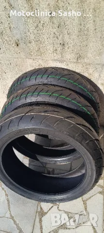 комплект мото гуми Бриджстоун 120/70-17 и 180/55-17 за 369лв