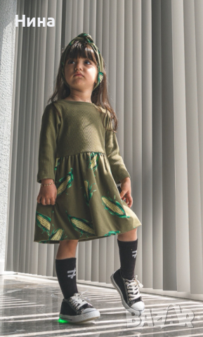 Рокля с лента за глава MOI NOI , снимка 2 - Бебешки рокли - 36422122