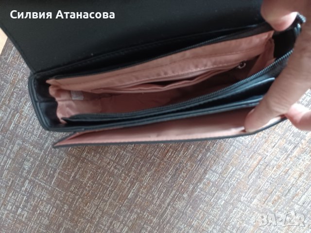 Чанта кожа черна, снимка 10 - Чанти - 42231713