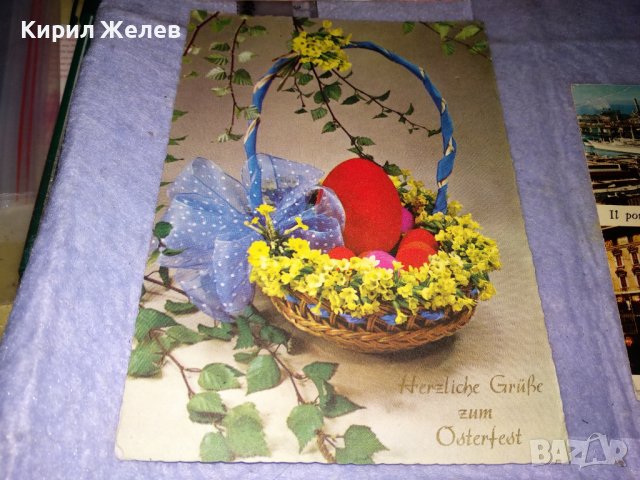 ЛОТ 4 СТАРИ ПОЩЕНСКИ КАРТИЧКИ - ВЕЛИКДЕН ЧНГ БЪЛГАРИЯ ИТАЛИЯ - ГРАДСКИ ИЗГЛЕДИ 36006, снимка 5 - Филателия - 39432778