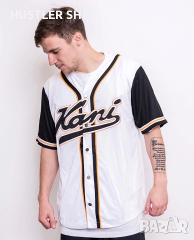 Мъжко джърси KARL KANI. Размер S, снимка 2 - Тениски - 54295630