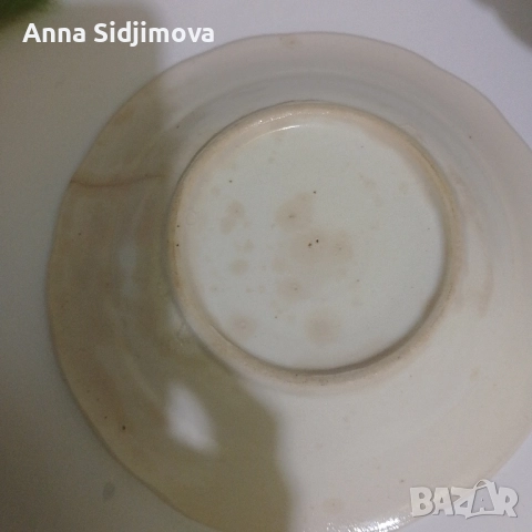 Стар български порцелан Бонония чинии, снимка 5 - Антикварни и старинни предмети - 51839589