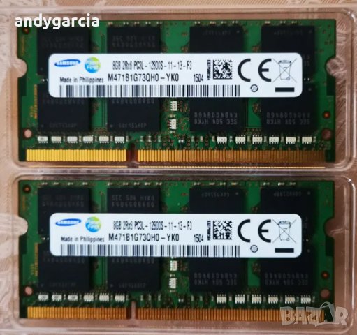 16GB KIT 1600mhz DDR3L RAM/рам памет за лаптоп, sodimm, laptop