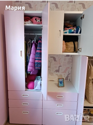 Детска секция с гардероби ИКЕА / I, снимка 2 - Мебели за детската стая - 53988674