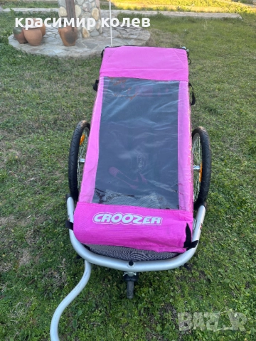 немско алуминиево ремарке "CROOZER", снимка 6 - Аксесоари за велосипеди - 52932865