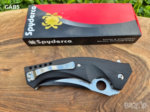 Сгъваем нож Spyderco Brend/Pirela Mamba ,flipper C196, снимка 5 - Ножове - 51052665