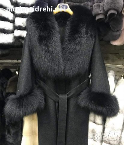 Дамско палто с естествена Лисица , снимка 2 - Палта, манта - 29647928