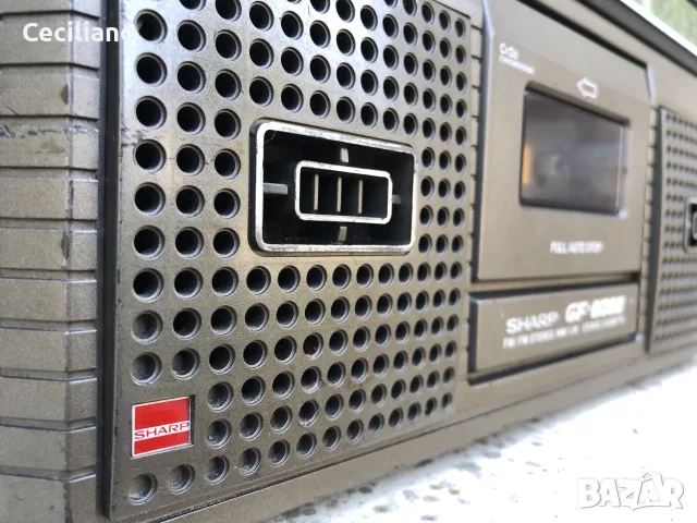 💥Sharp GF-8080 -Работещ на радио и на  касета!, снимка 3 - Радиокасетофони, транзистори - 55772434