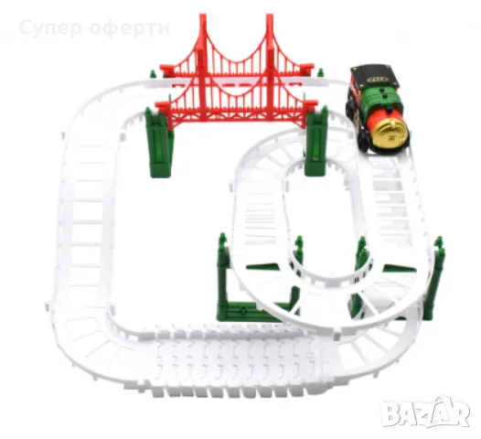 Комплект за игра,Christmas track, снимка 2 - Влакчета, самолети, хеликоптери - 48523625