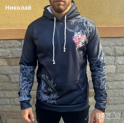 Унисекс худи в два цвята, снимка 5 - Суичъри - 47630479