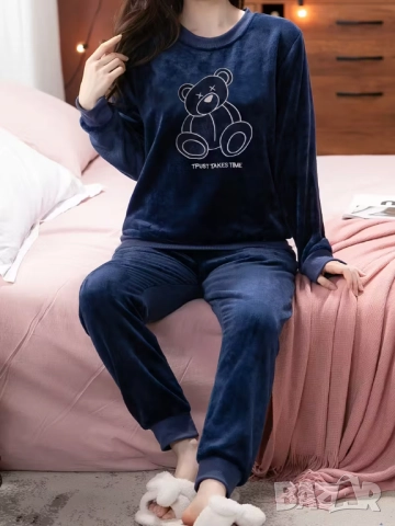 нов домашен плюшен комплект 