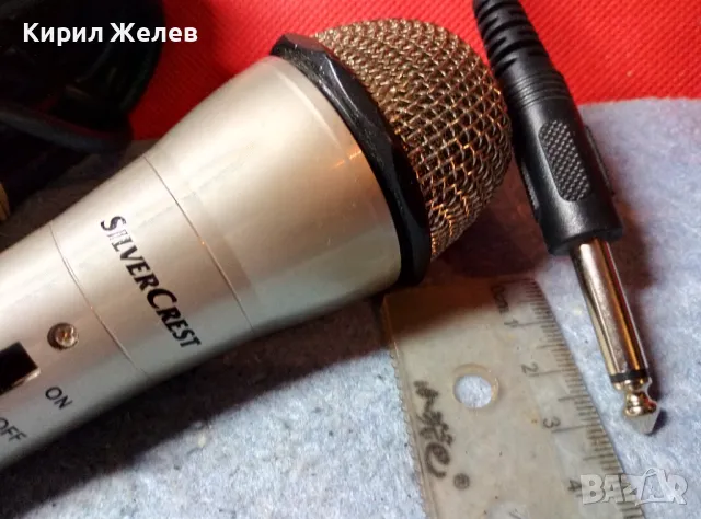 SILVER CREST ПРОФЕСИОНАЛЕН МИКРОФОН За ПЕВЦИ МУЗИКАНТИ и ДРУГИ СЦЕНИЧНИ ИЗПЪЛНИТЕЛИ 18608, снимка 2 - Микрофони - 47708869