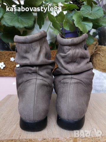 Боти Think!! 39 н. Естествена кожа , снимка 3 - Дамски боти - 38154678