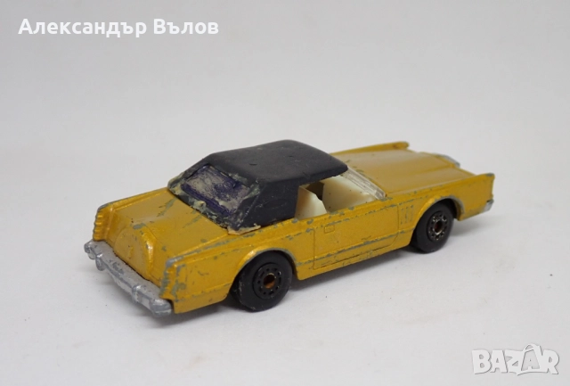 Lincoln Continental Mark V Matchbox Мачбокс България метална количка, снимка 5 - Колекции - 51583051