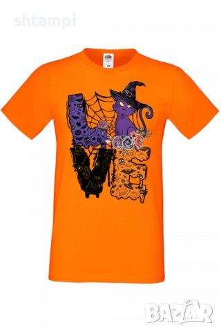 Мъжка тениска Love Witch,Halloween,Хелоуин,Празник,Забавление,Изненада,Обичаи,, снимка 8 - Тениски - 38135680