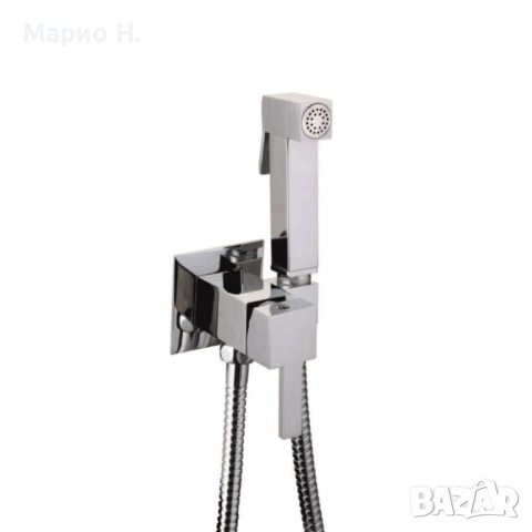 Смесител с хигиеничен душ (биде) Inter Ceramic, месинг, чисто нов, снимка 3 - Смесители - 53913844