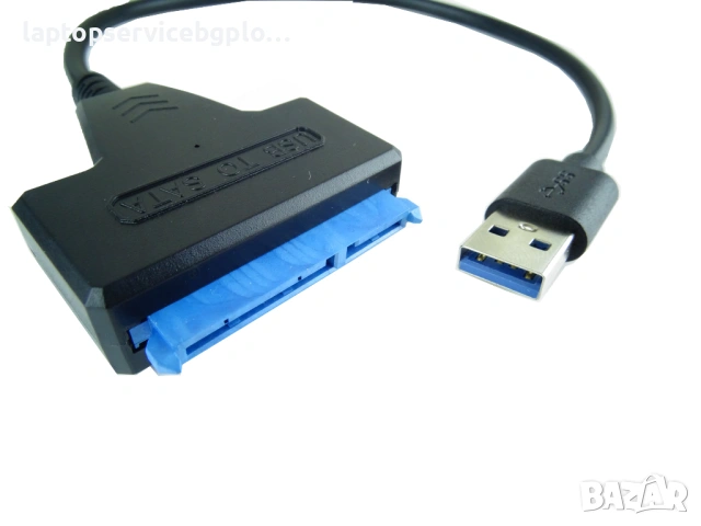 Кабел SATA към SSD Hard Drive  22-пинов адаптер към USB 3.0 / 2.0 до 6 Gbps за 2.5 Inch , снимка 2 - Кабели и адаптери - 53231561