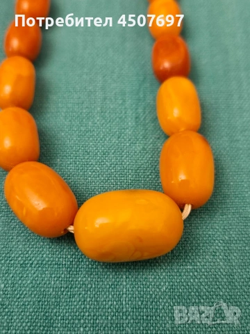 старо Кехлибарено колие., снимка 3 - Колиета, медальони, синджири - 53204247