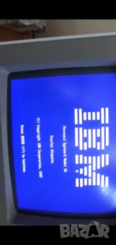 Винтидж ретро XT компютър IBM с цеетен монитор , снимка 2 - Антикварни и старинни предмети - 48451766