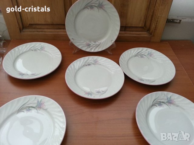 Стар български порцелан чинии, снимка 3 - Антикварни и старинни предмети - 33761793