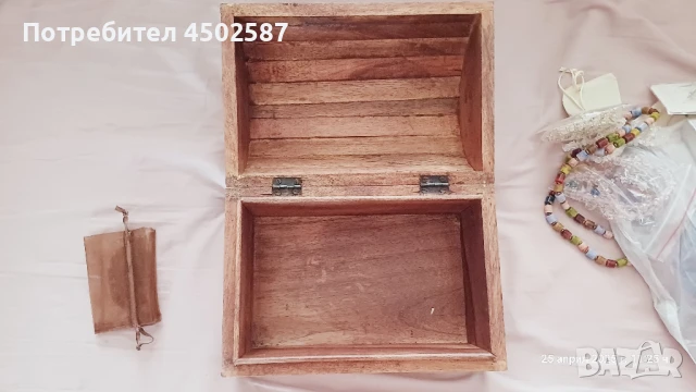 Стилен дървен органайзер за бижута, снимка 7 - Бижутерийни комплекти - 50930039