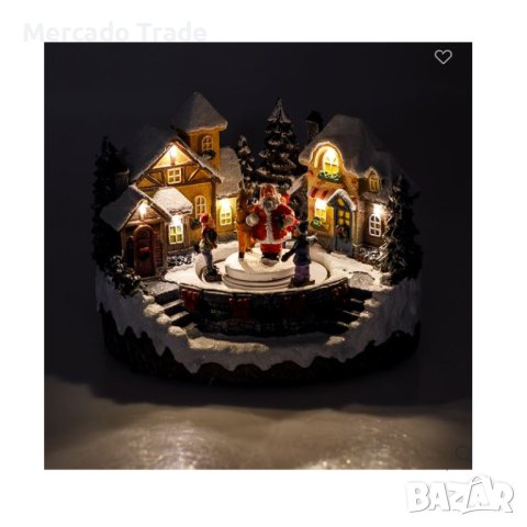 Коледна къщичка Mercado Trade, С движение, LED светлина, снимка 2 - Декорация за дома - 42820377
