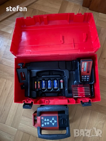 Ротационен лазерен двукратен лазер HILTI PR25, снимка 5 - Други инструменти - 52680376