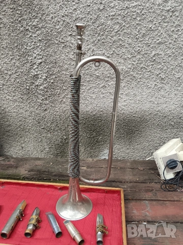 Продавам военна сигнална тръба, снимка 3 - Антикварни и старинни предмети - 53911599