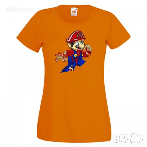 Дамска тениска Mario Zombie 4 Игра,Изненада,Подарък,Празник,Повод, снимка 12 - Тениски - 37237849