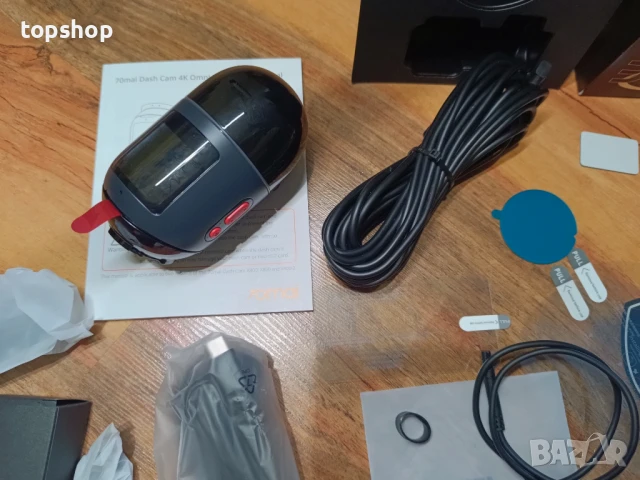 Нова 4K Omni X800, 70mai Двойна видеорегистраторна камера отпред и отзад 4K със Sony IMX678..., снимка 12 - Аксесоари и консумативи - 51045544