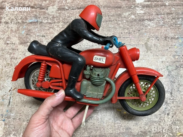 Играчка мотор с моторист , снимка 7 - Коли, камиони, мотори, писти - 50509028