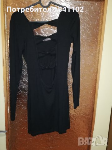 Къса черна рокличка S размер