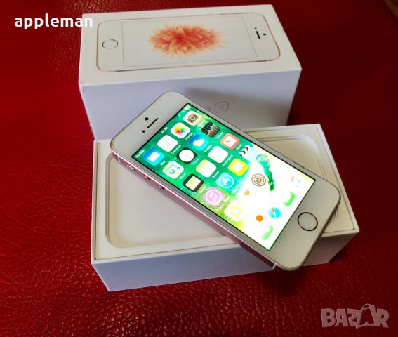 Apple iPhone SE 16Gb Rose Gold Фабрично отключен Айфон телефон, снимка 6 - Apple iPhone - 29820104