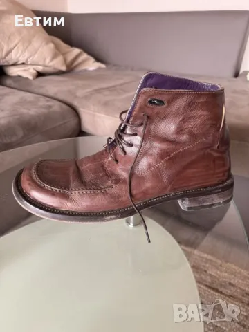 Мъжки италиански обувки/боти/ботуши от естествена кожа Pawelk's, снимка 1