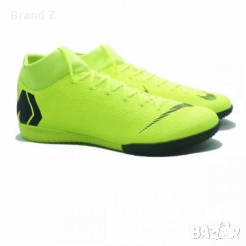 Sepatu futsal Nike mercurial superfly VI academy volt black - 100% ОРИГИНАЛ, снимка 1 - Футбол - 30359307