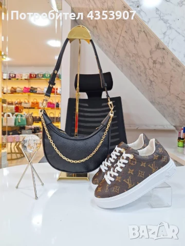  Louis Vuitton маратонки+чанта, снимка 2 - Маратонки - 51429804