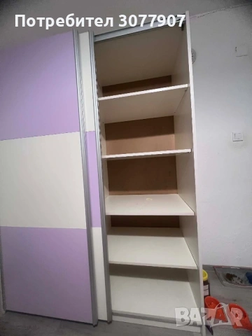 Гардероб с плъзгащи врати, снимка 4 - Гардероби - 54266322