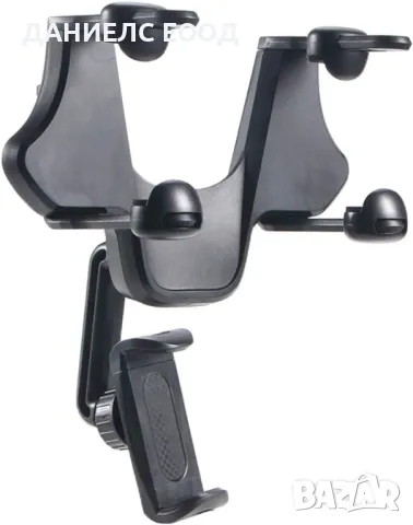 Поставка за телефон за огледало на автомобил 360° - въртяща., снимка 5 - Аксесоари и консумативи - 47369797