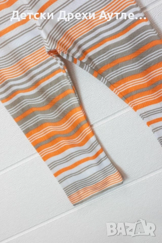 Цветни раирани памучни клинове за момичета – размери 92-128, снимка 6 - Детски клинове - 51935204