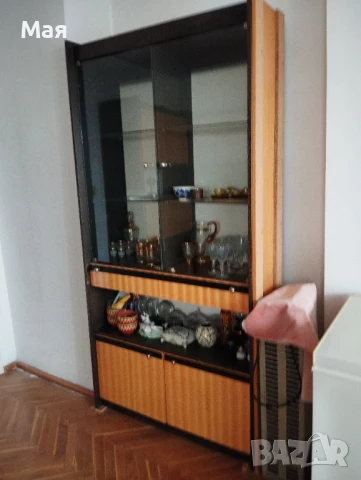 Секция – четири части с витрини, цвят птичи явор, снимка 13 - Секции и витрини - 51075916