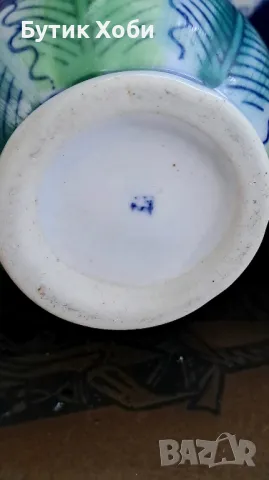 Дуо винтидж вази, Китай 70 - те г.г , снимка 8 - Антикварни и старинни предмети - 49613796