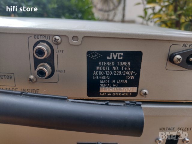 JVC -E5, снимка 7 - Ресийвъри, усилватели, смесителни пултове - 35373155
