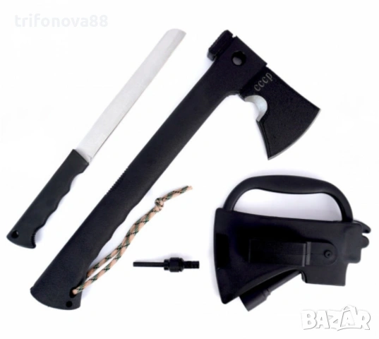 Комплект брадва с трион и магнезиева запалка 
, снимка 2 - Ножове - 54234201