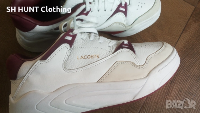 LACOSTE SNEAKERS COURT SLAM 319 SFA WHITE Размер EUR 40 / UK 6,5 естествена кожа 54-14-S, снимка 5 - Ежедневни обувки - 52640300