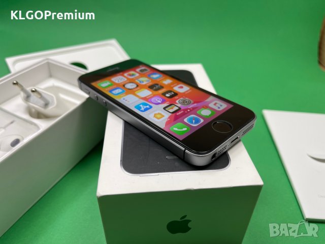 Отличен Apple iPhone SE 32GB Space Gray отключен телефон айфон, снимка 7 - Apple iPhone - 31391374