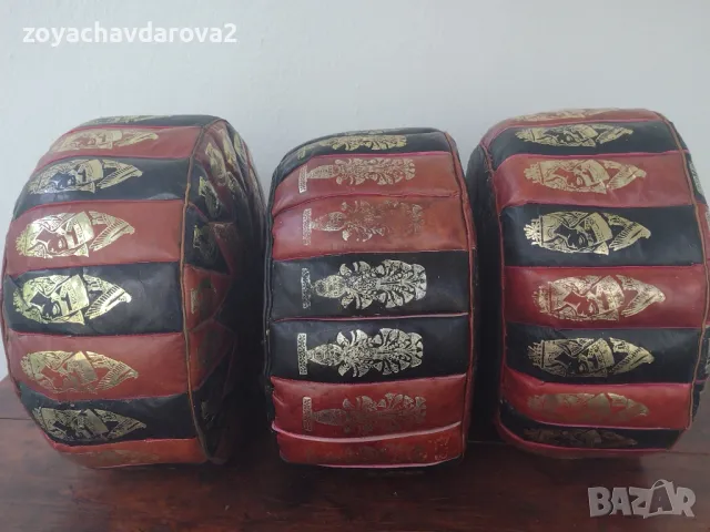 ПУФ ЕСТЕСТВЕНА КОЗЯ КОЖА, снимка 4 - Други - 49960570