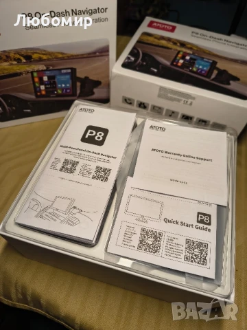 ATOTO P8 Преносима автомобилна GPS стерео система с 7 QLED дисплея P807SD 2бр, снимка 8 - Навигация за кола - 50671367