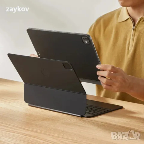PITAKA Магнитна стойка с калъф за iPad,стойка за iPad с 15W безжична докинг станция, снимка 7 - Друга електроника - 43567870